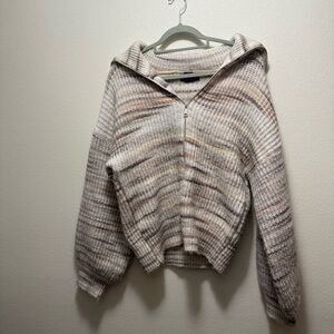 Elegant Striped Women's Cardigan
